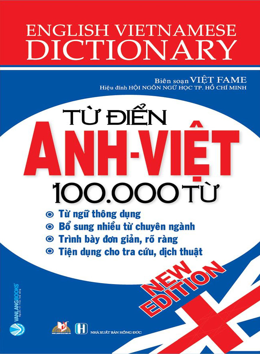 [HCM]Từ Điển Anh Việt 100.000 Từ