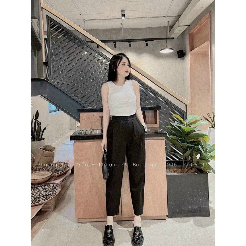 Quần baggy vải cạp chun cực hot đủ size s m l xl-mã 114