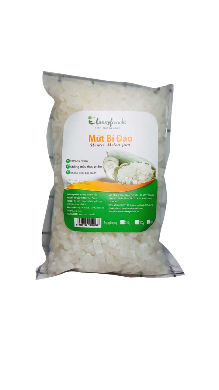 [HCM]Mứt bí đao hạt lựu 500gram
