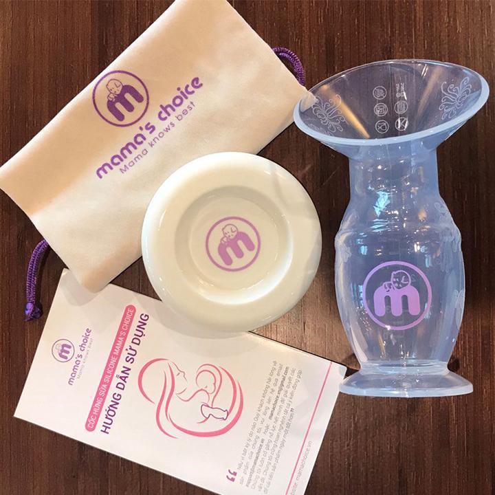 CỐC HỨNG SỮA/ HÚT SỮA SILICONE MAMA'S CHOICE