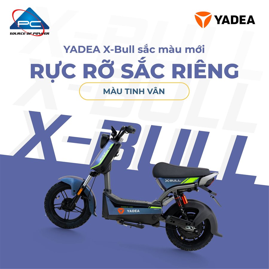 Xe máy điện yadea x-bull phiên bản 2024