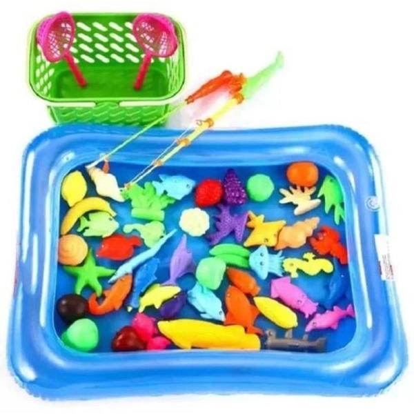 [HOT HOT] Câu cá đồ chơi, chơi trò chơi câu cá, đồ chơi câu cá trẻ em, bộ đồ chơi câu cá nhựa, bộ câu cá bể phao - Bộ đồ chơi câu cá bằng nam châm cho bé