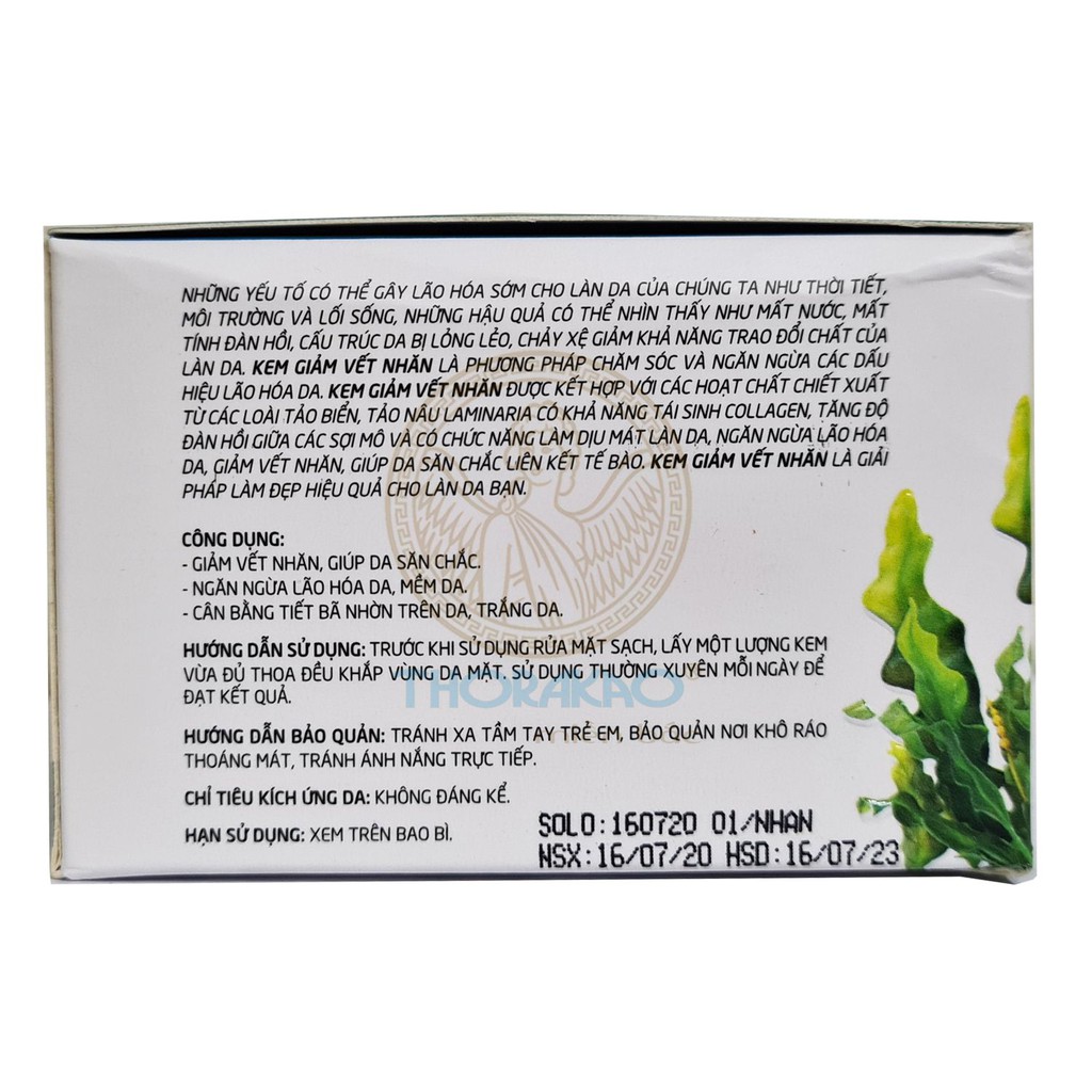 Thorakao Kem Giảm Vết Nhăn 30g