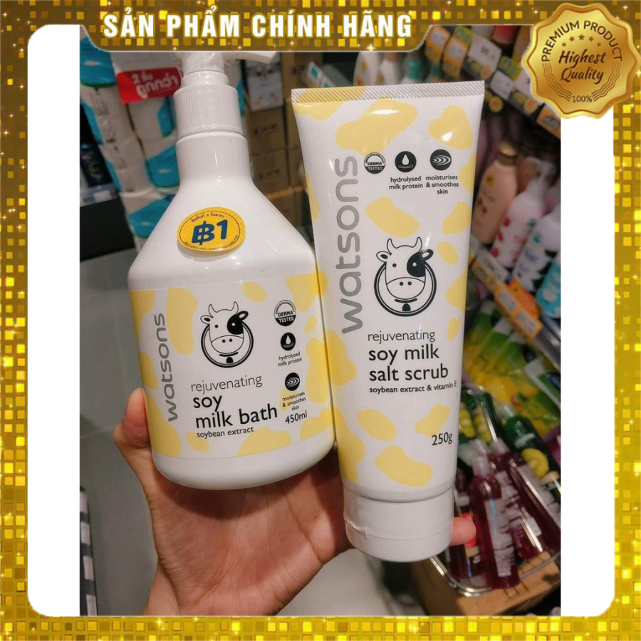 Sữa Tắm Con Bò Watsons Milk Bath Thái Lan 450ml