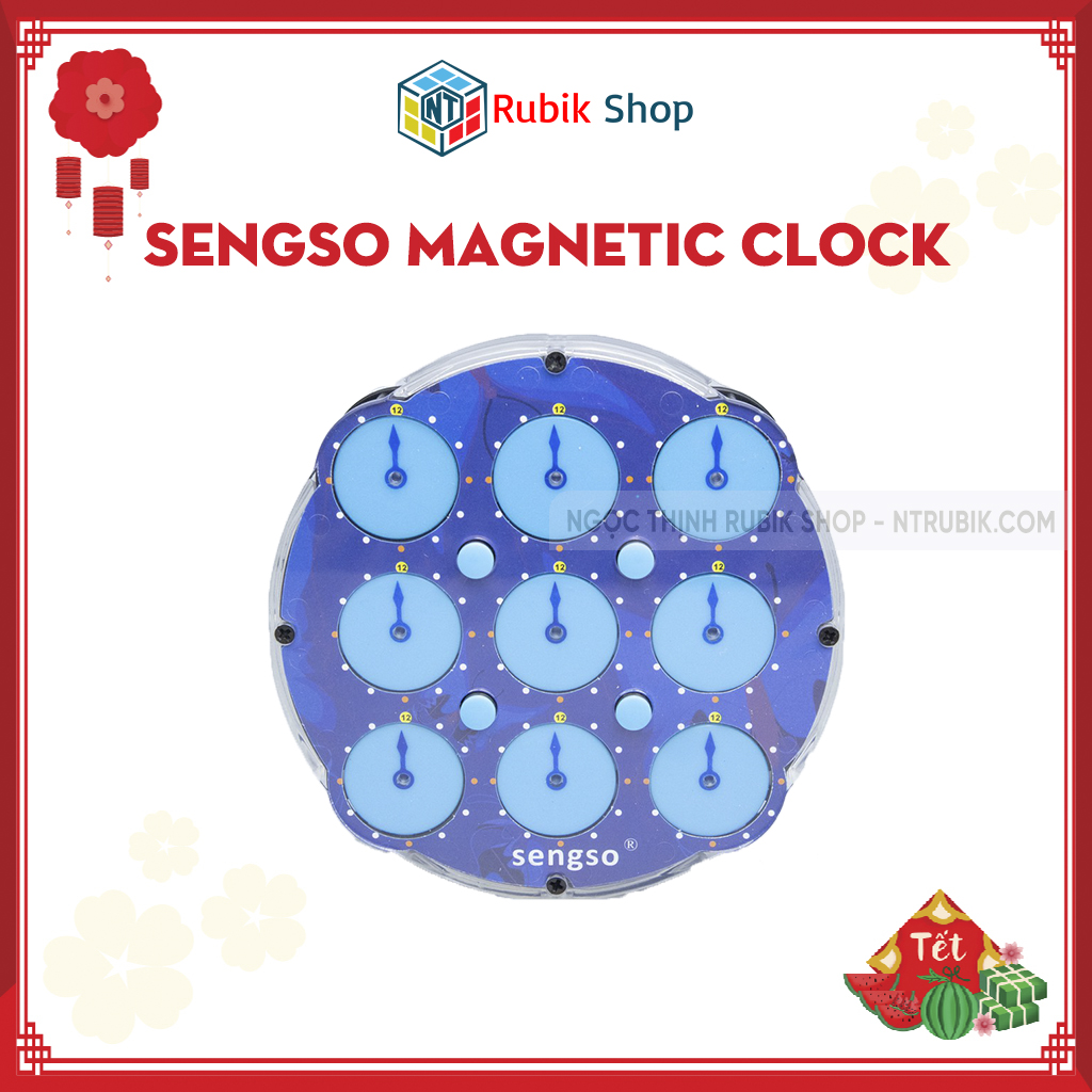 [Siêu Phẩm] Shengshou Rubik Clock - Sengso Magnetic Clock (Có Nam Châm)