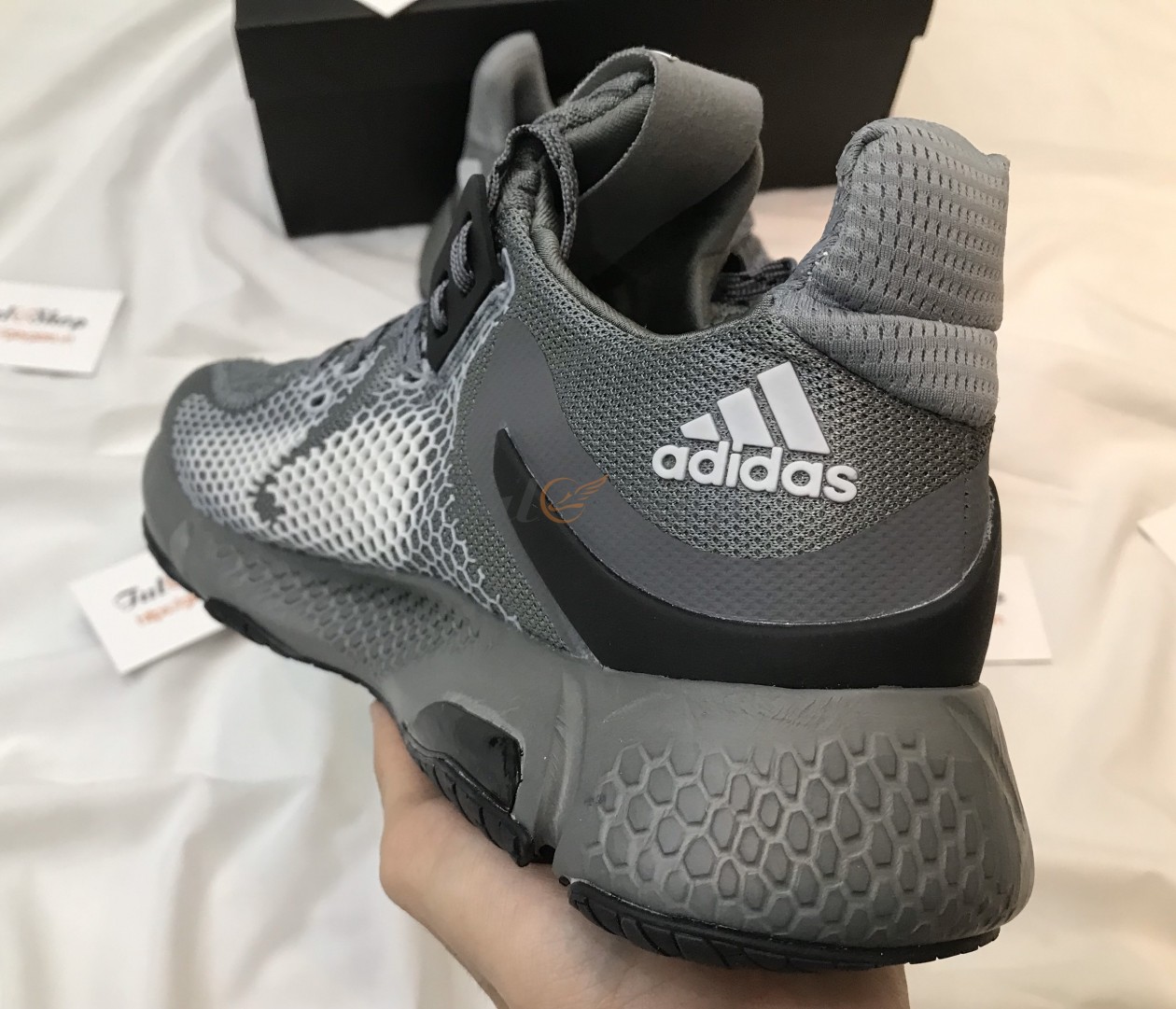 Giày Thể Thao ALPHA GREY SILVER Nam , Nữ Cao Cấp (Full Box)