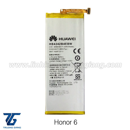 PIN HUAWEI HONOR 6 (HB4242B4EBW) / HONOR 4X / CHE1-CL20 / CHE2-LF1