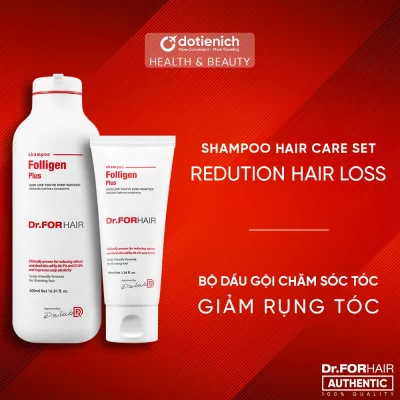 [HCM]Dầu gội giảm rụng tóc Dr.FORHAIR phục hồi nang chân tóc và kích thích mọc tóc - Combo Dr For Hair/Dr ForHair Folligen Plus Shampoo 1 chai 500ml 1 tuýp 100ml