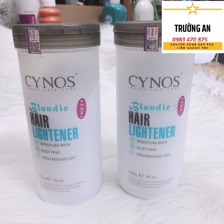 Bột tẩy tóc cynos - 1 lần lên lever 8-9, không xót da đầu