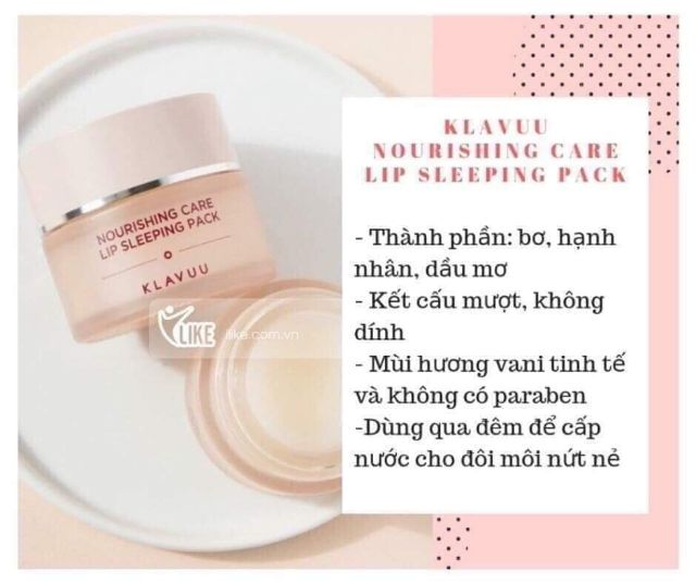 Dưỡng căng bóng hồng môi Klavuu