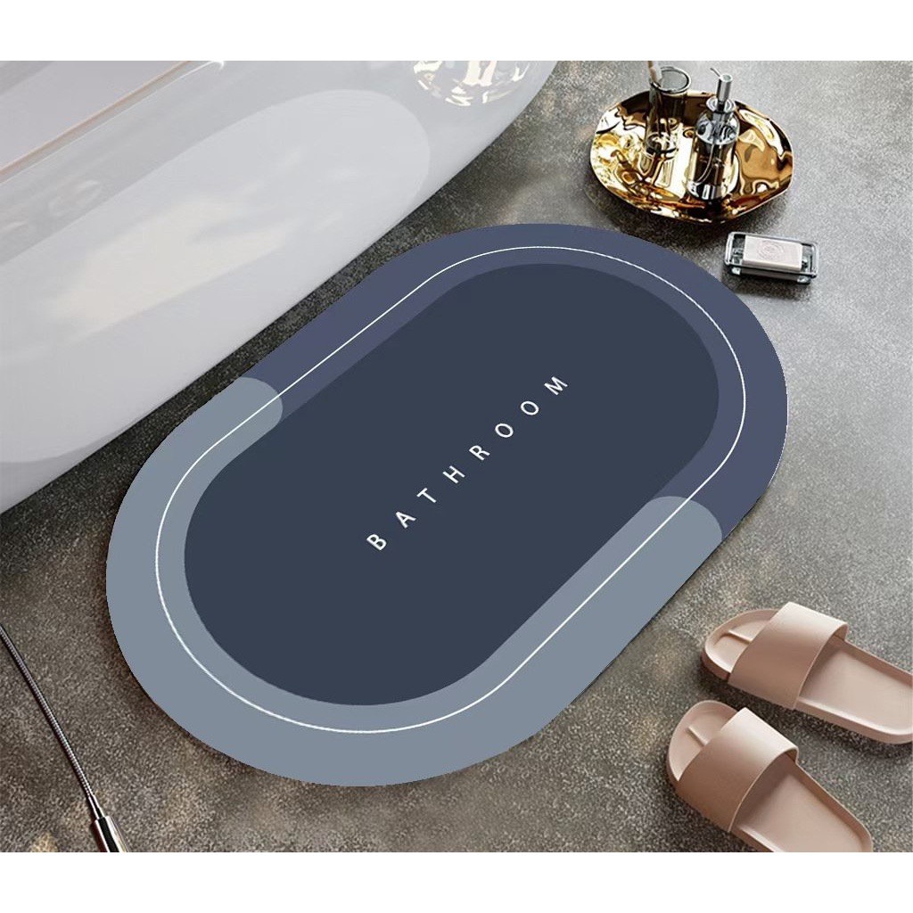 Thảm thôngminh, thảm siêu thấm, Thảm lau chân silicon siêu mềm. Thảm chùi chân siêu thấm hút dễ vệ sinh, thảm chùi chân, thảm lau chân,Thảm trải sàn thấm hút nước HOME, Thảm chùi chân nhà tắm , nhà vệ sinh chất liệu chống trơn.