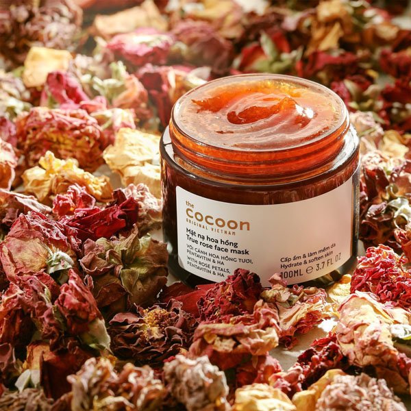 Mặt nạ hoa hồng cocoon 30ml (true rose face mask)