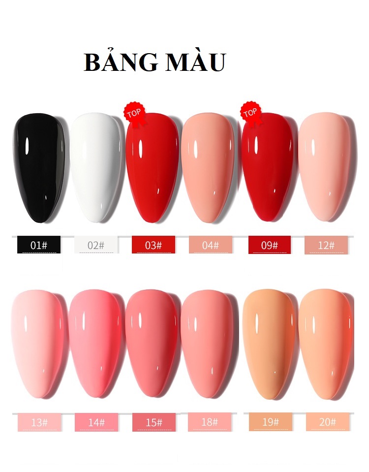 Sơn móng tay MissBloom UV Gel nhiều màu
