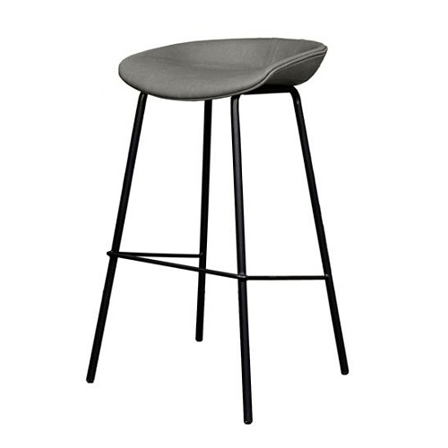 Ghế quầy bar bọc da chân sắt HAY39PU