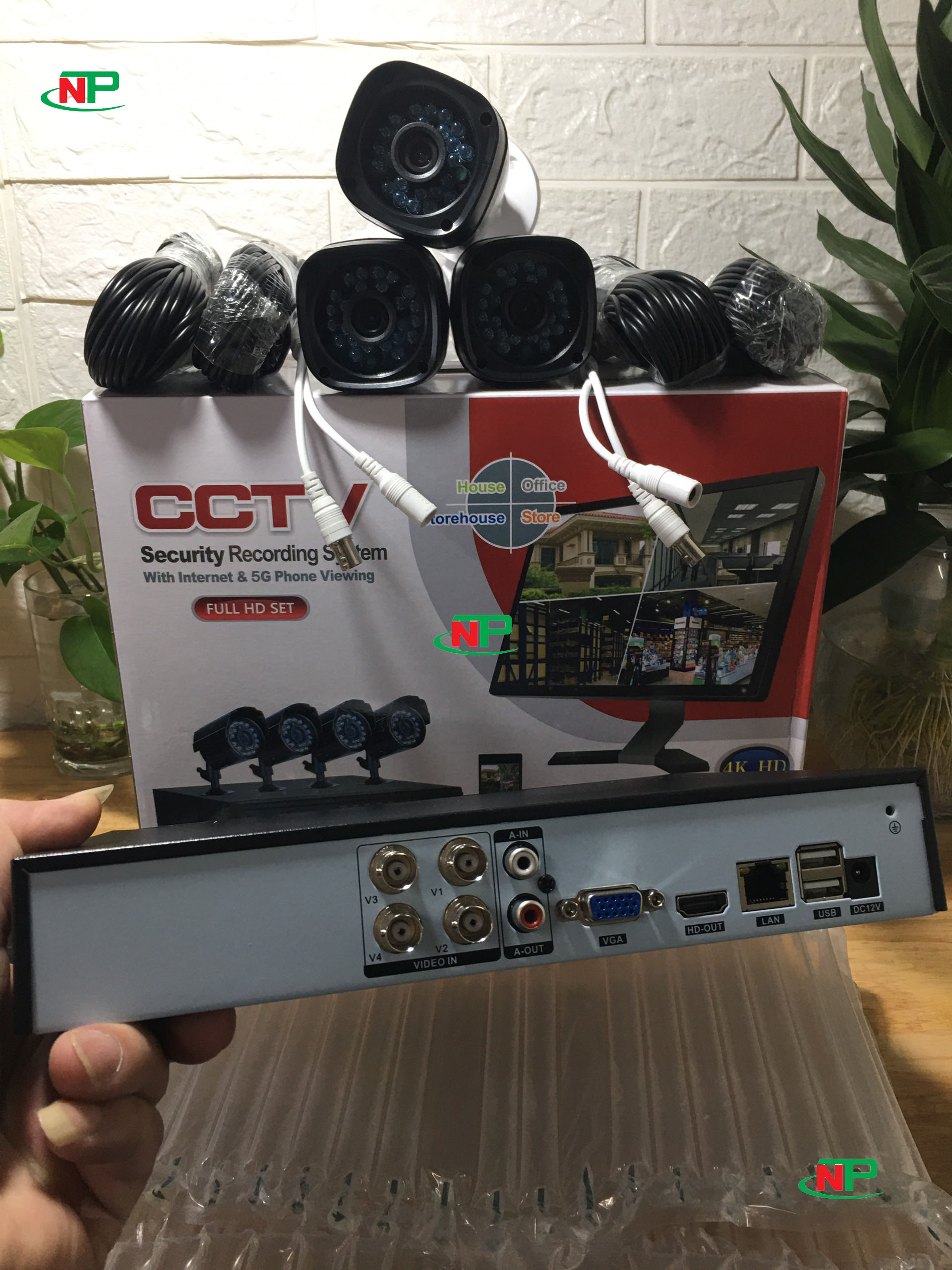 Bộ Kit Camera AHD 2.0Mp Full HD - Siêu nét