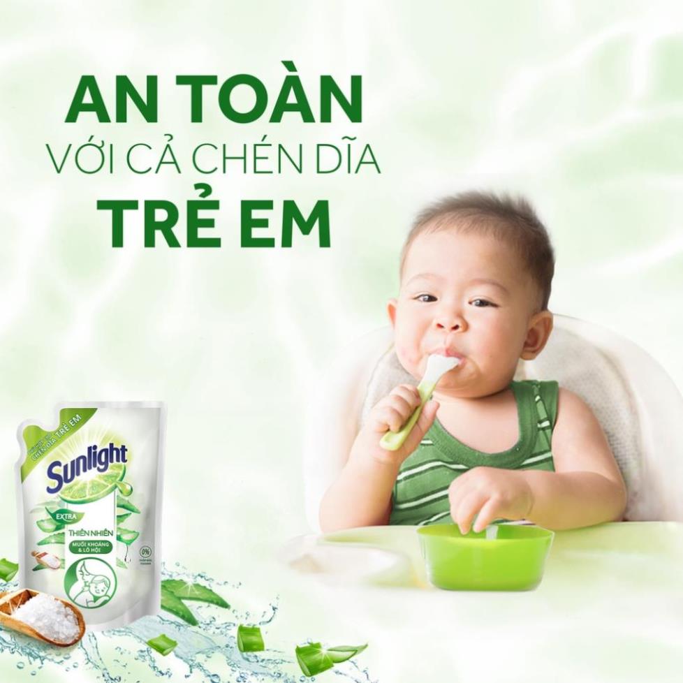 Nước Rửa Chén Bát Thiên Nhiên Sunlight (2.1Kg/3.4Kg)