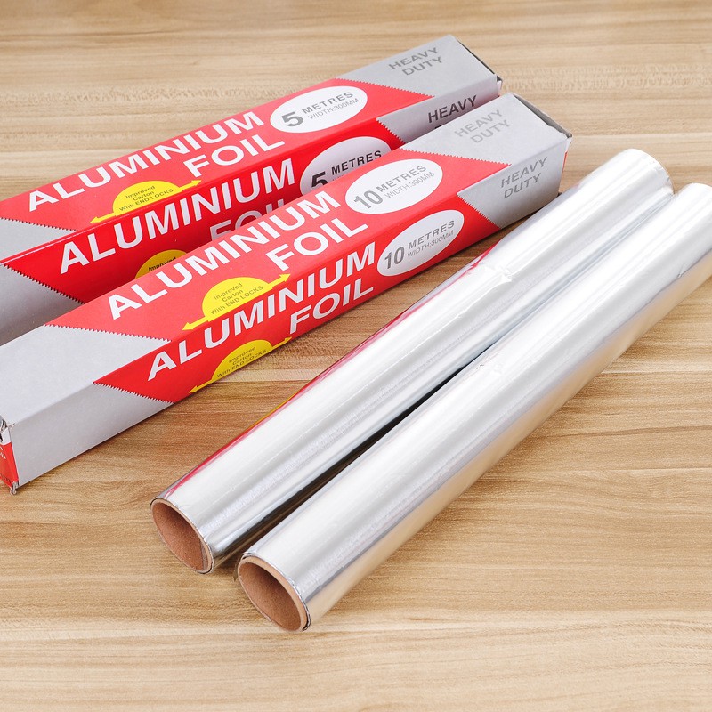 Cuộn giấy bạc foil nướng size 5m và 10m