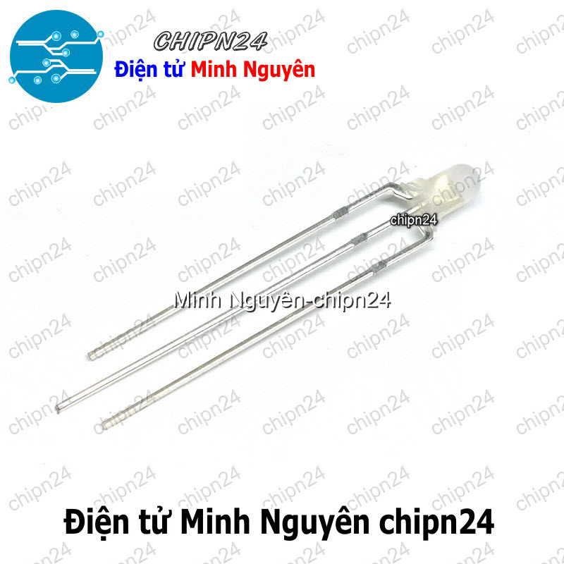 [25 con] (TK13-14) Led 2 màu 3 chân 3MM Đục (Đỏ/Vàng/Xanh Lá/Dương, Âm chung/Dương chung) - [Chọn Loại] - HHH.00168
