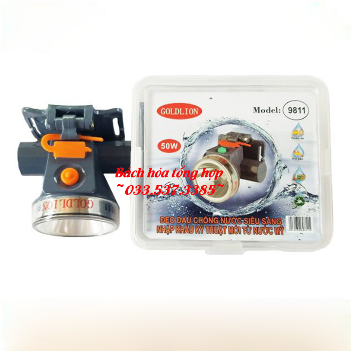 Đèn pin đeo đầu, đèn đội đầu 9811 GOLDLION