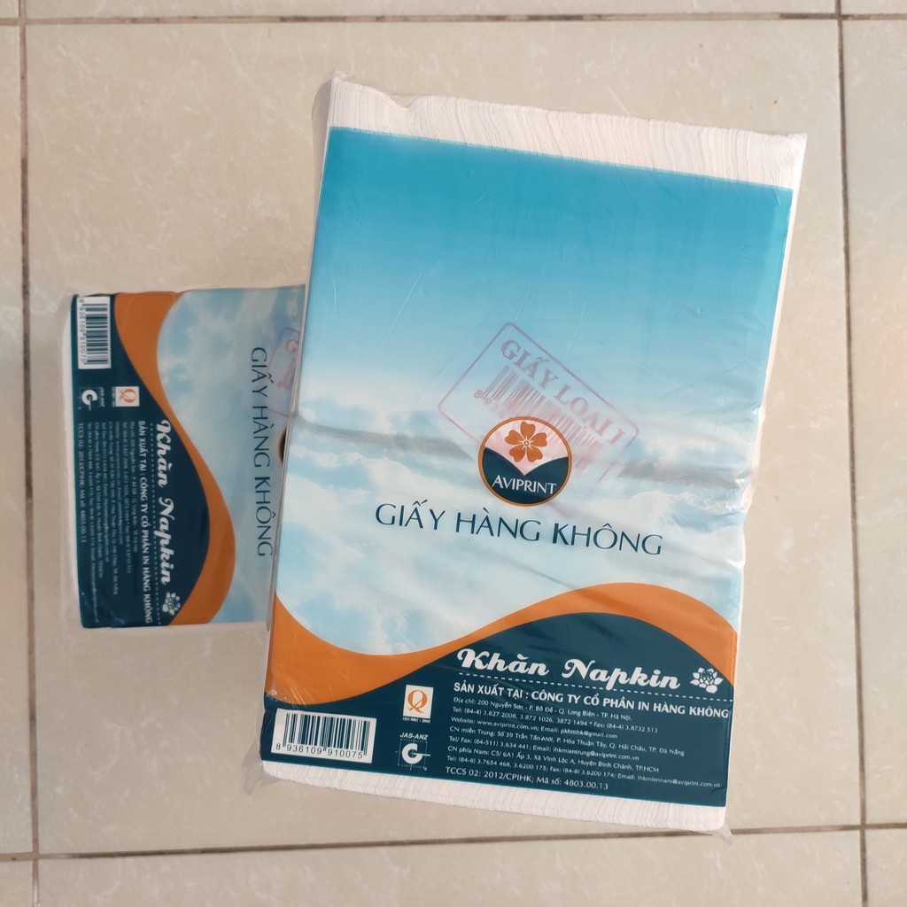 GIẤY ĂN NAPKIN HÀNG KHÔNG LOẠI 1KG
