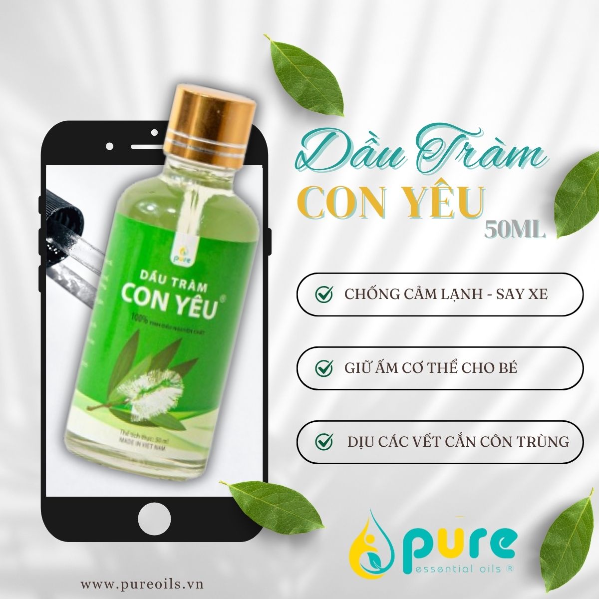 Con Yeu Cajeput Oil - 1.7oz