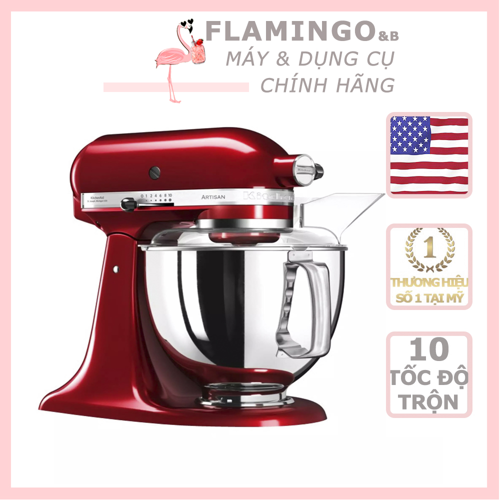 Máy trộn bột KitchenAid Artisan 4,8L – 220volt