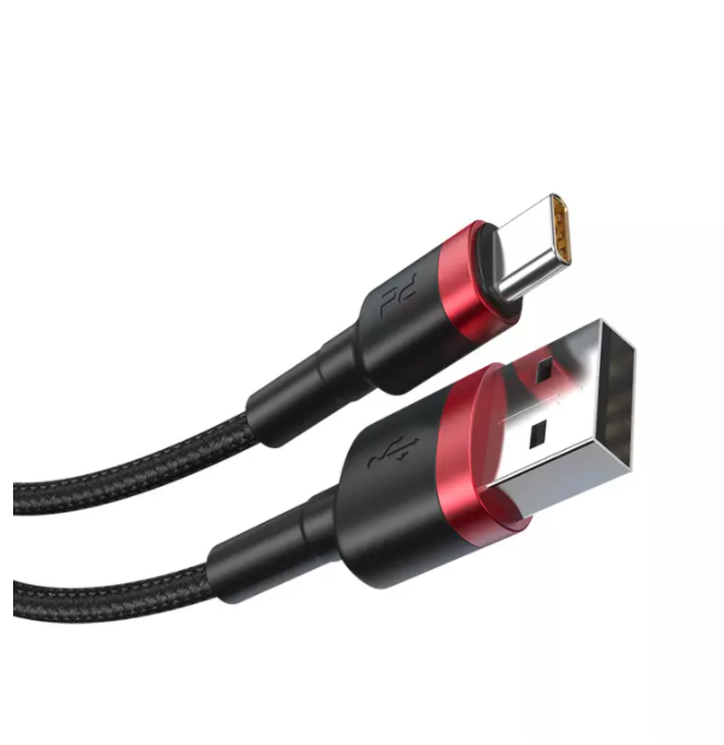 Cáp sạc nhanh Lightning Baseus Cafule USB + Type-C 2-in-1 PD, dual input (USB+Type-C), sạc nhanh 2.4A, công suất 18W, hỗ trợ truyền dữ liệu