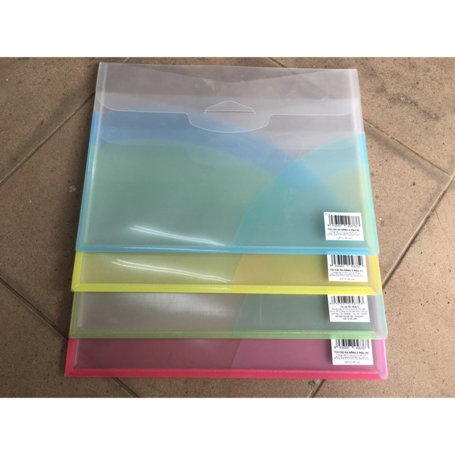Túi cài đa năng Plus Pasty khổ A4 ngang A4E (Clear bag)