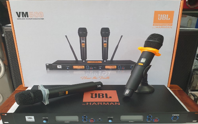 Micro không dây JBL VM500 ( Hàng nhập khâu loại 1 ) - CÓ TỰ NGẮT