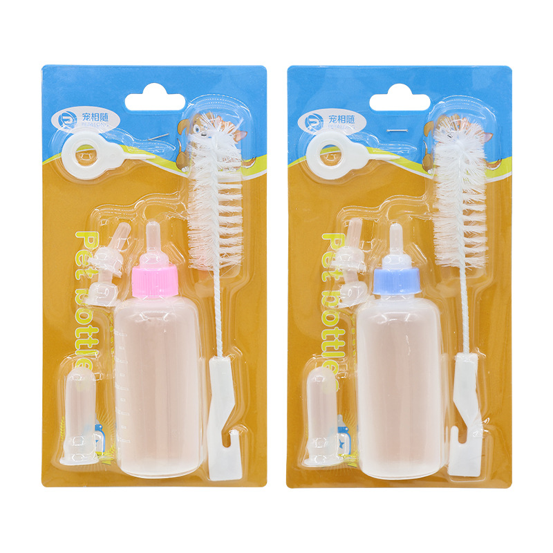 BỘ BÌNH SỮA LỚN NHỎ CHO CHÓ MÈO 50ML-150ML