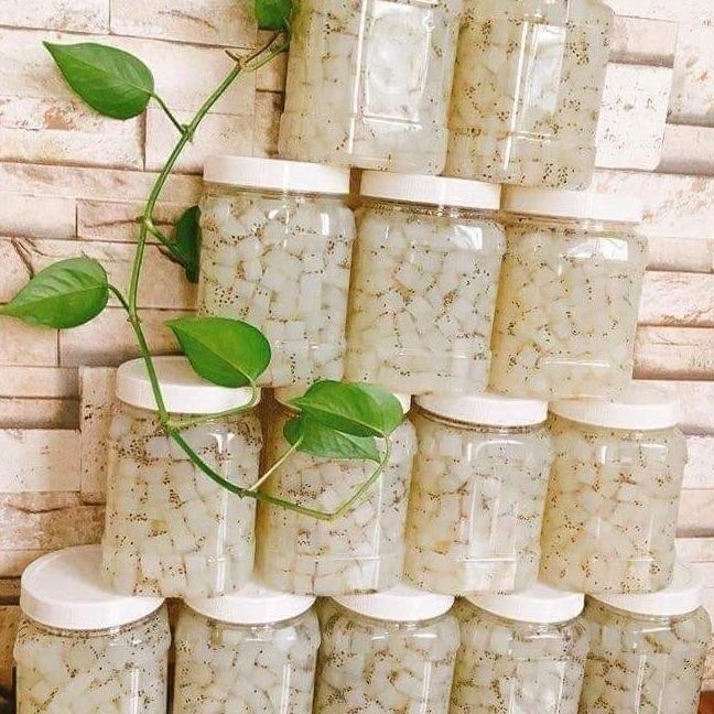 sỉ 5 ký THẠCH DỪA THÔ và 30k hương dừa