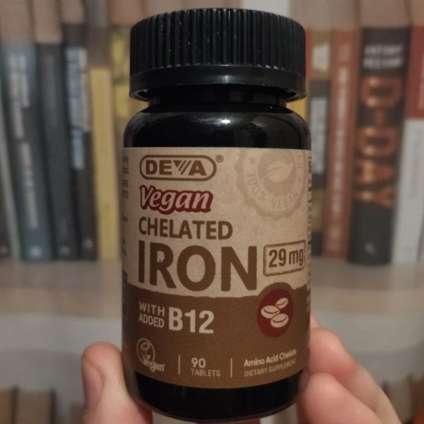 [Date 03/2027] VEGAN - Deva Vegan Chelated Iron - Viên bổ sung SẮT Thuần Chay