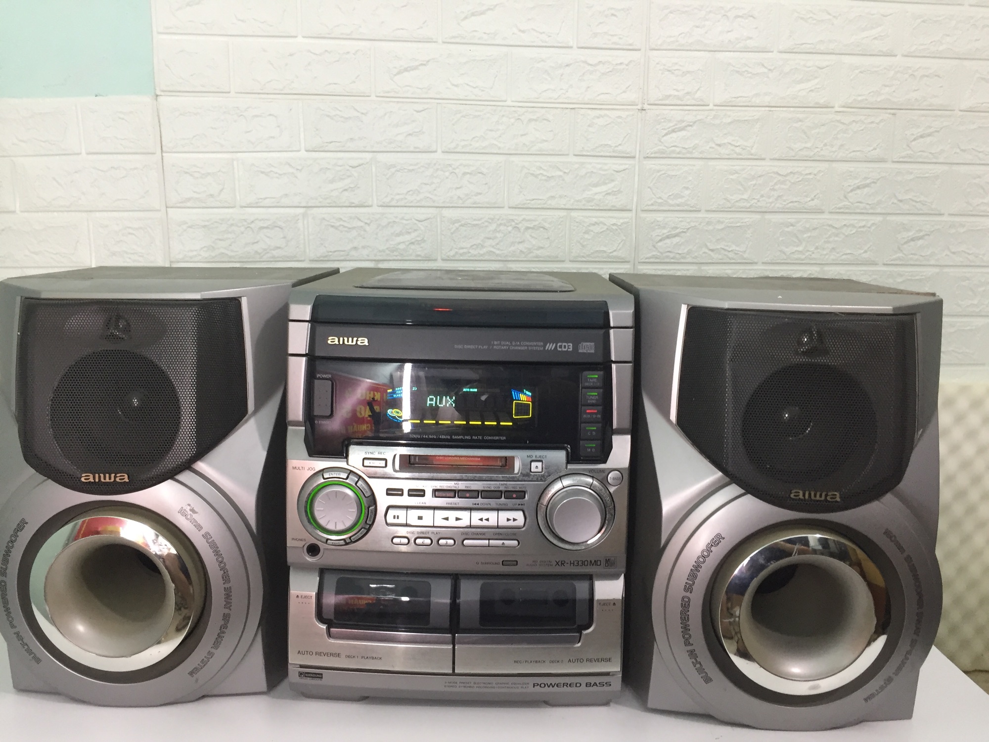 Dàn AiWa H330Md có cổng optical làm giải mã