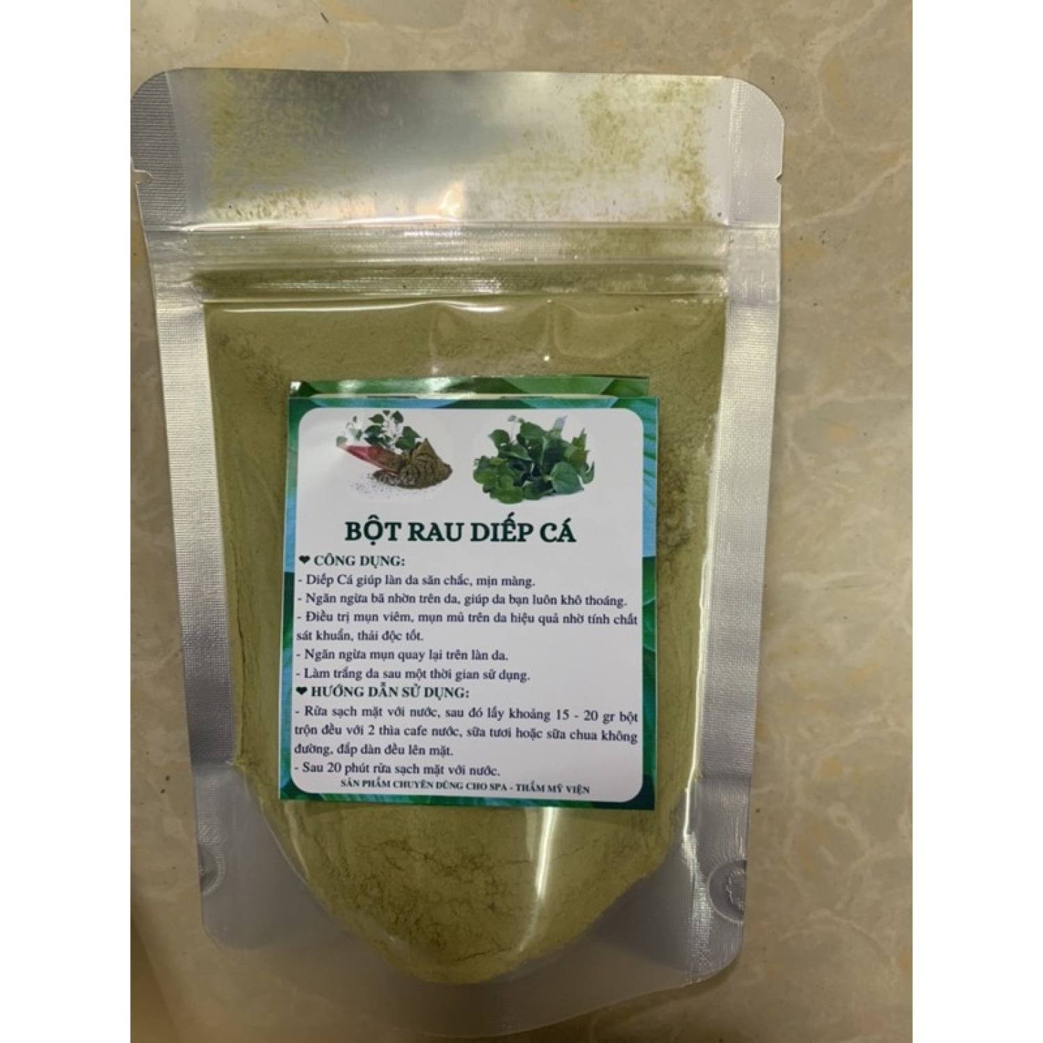 100gr Bột Diếp Cá handmade
