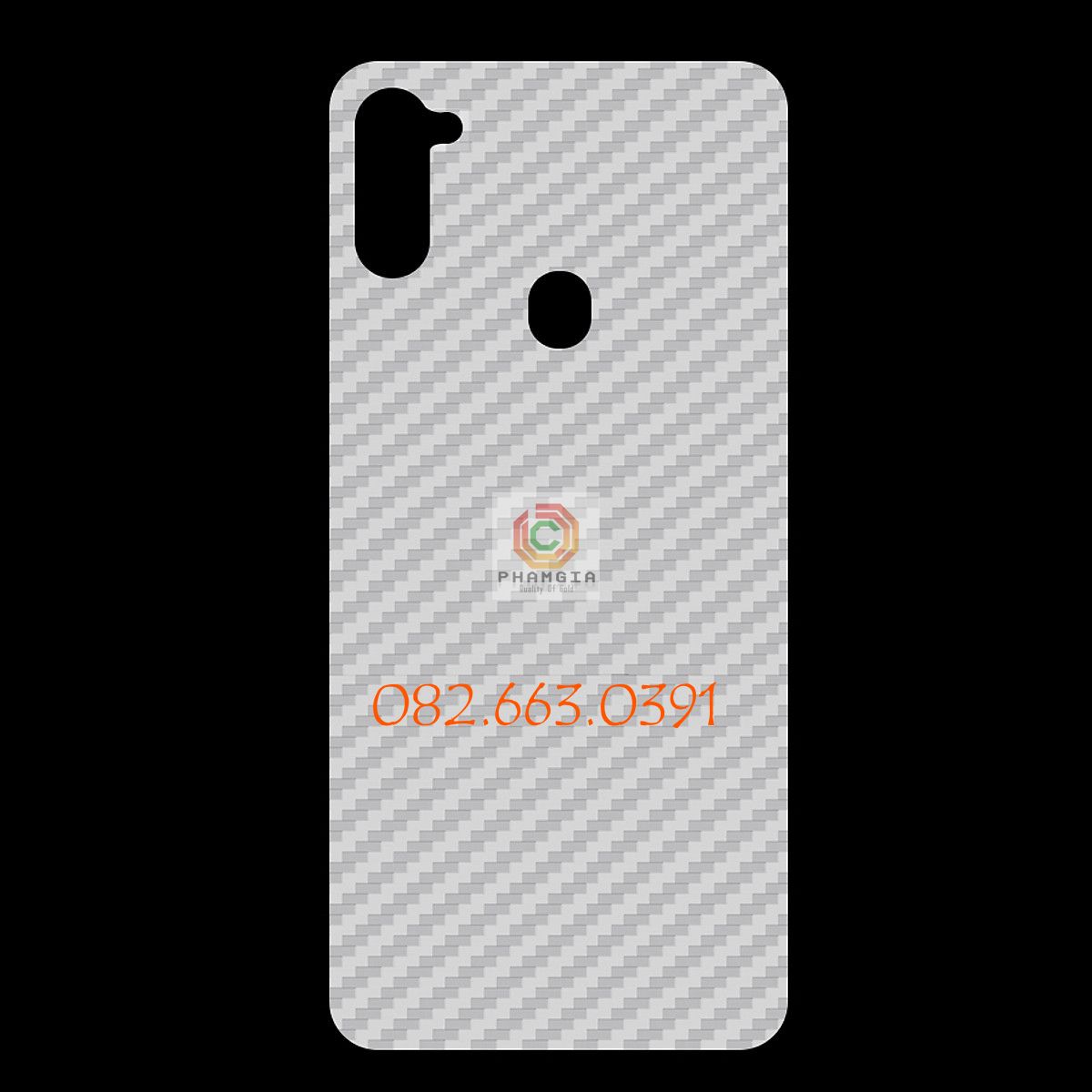 Miếng dán mặt lưng skin carbon Samsung Galaxy M11