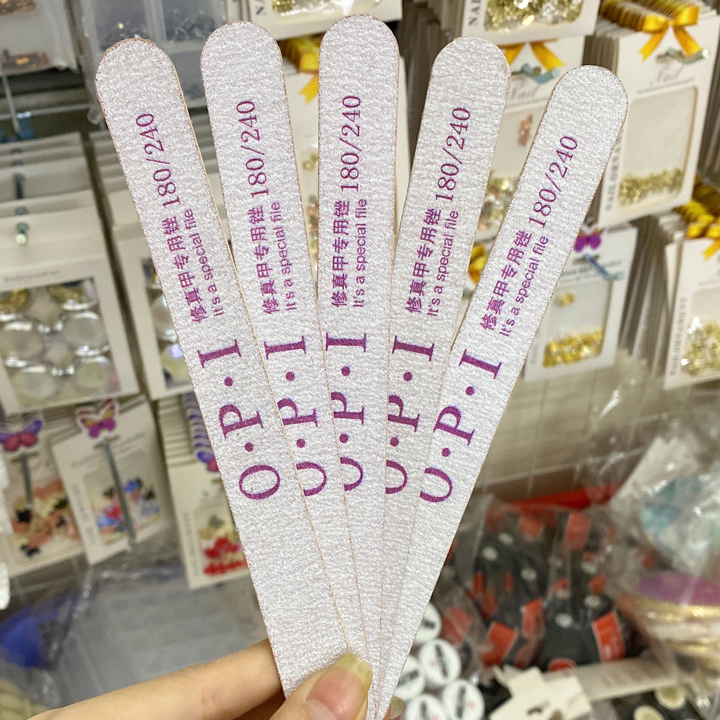 Dũa Móng Tay OPI Loại Mỏng Mịn 180/240 - Sugar Nails