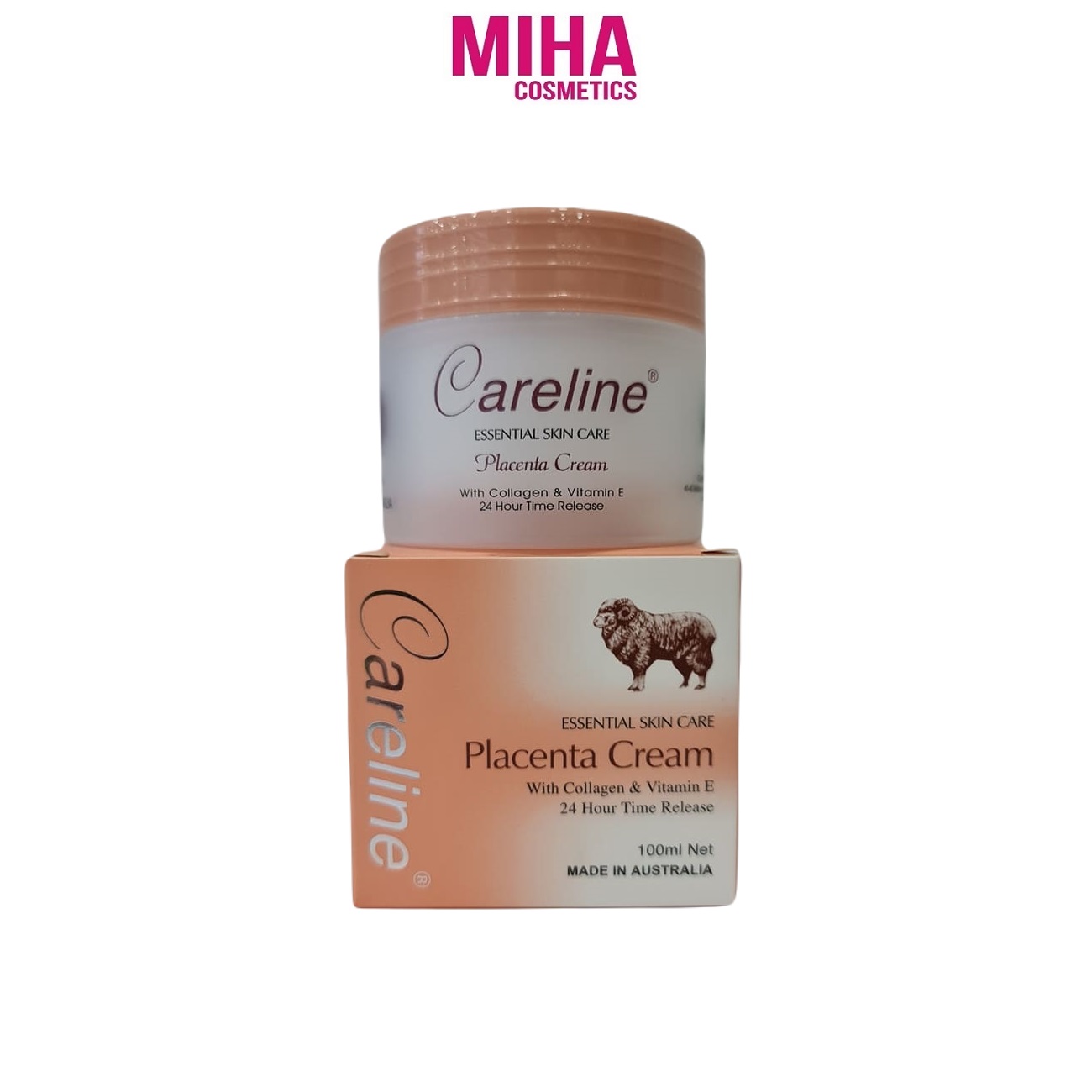 Kem Dưỡng Da Nhau Thai Cừu Úc Careline Placenta Cream 100ml