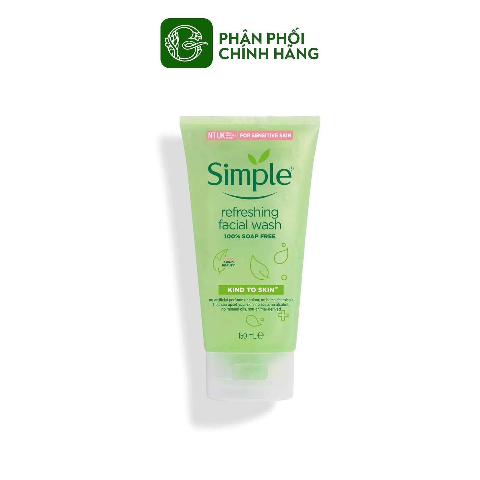 Sữa Rửa Mặt Dạng Gel Simple Kind To Skin Refreshing Facial Wash Gel 150ml [ Beauty Garden ]