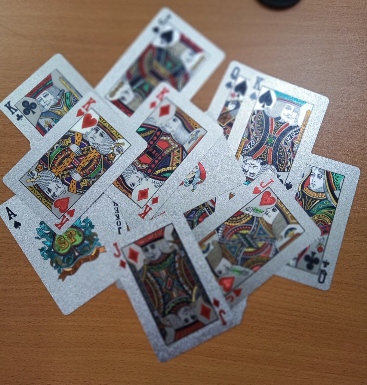 Bộ bài mạ bạc