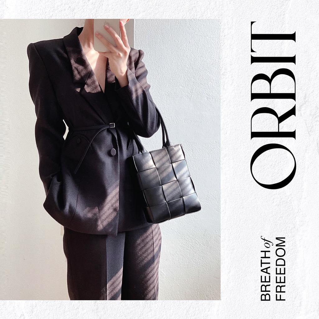 Túi da thật ORBIT ĐEN