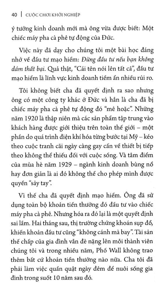 Sách - Cuộc chơi khởi nghiệp