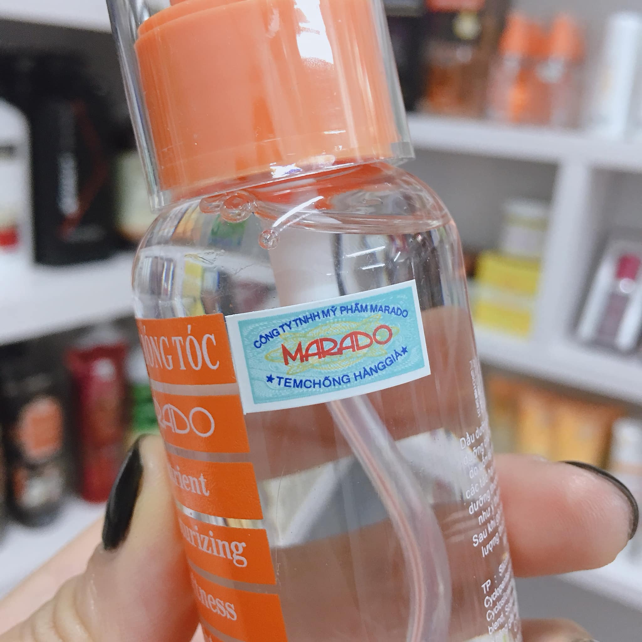 Tinh dầu dưỡng mềm và bóng tóc Marado 80ml