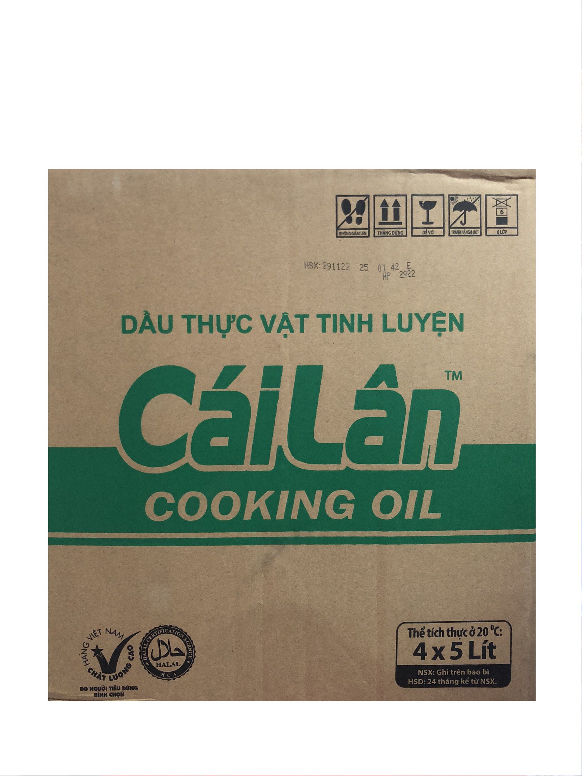 Dầu Ăn Cái Lân 5 Lít