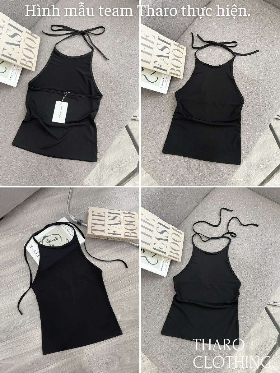 Áo Yếm Cổ Tròn Cột Dây, Dáng Dài - Tharo Clothing [AO00187]