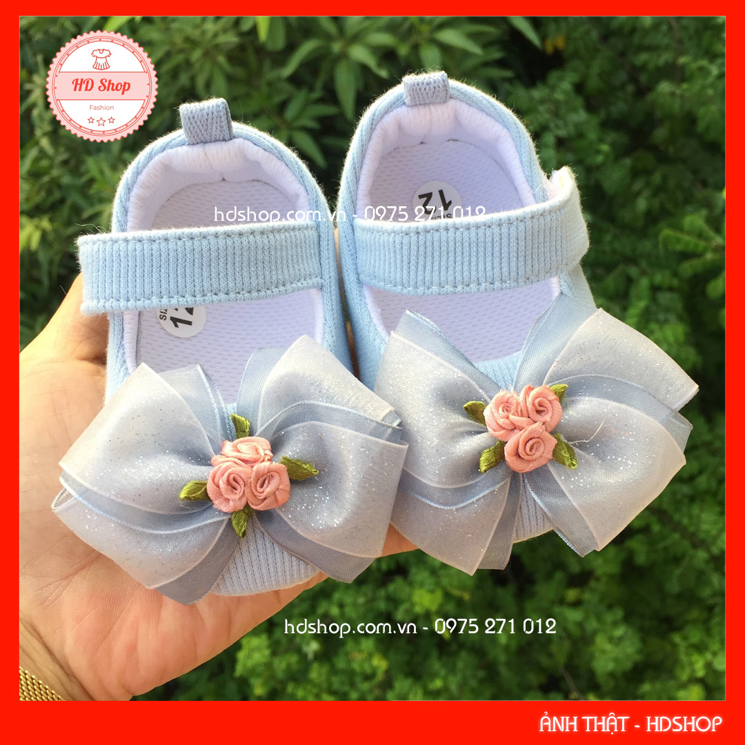 Giầy Bé Gái / Giầy Vải Tập Đi Cho Bé Gái