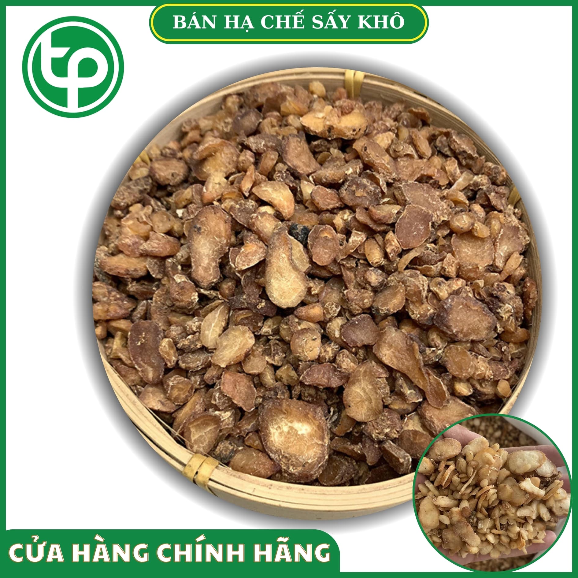 Bán hạ ( bán hạ chế) khô 100g - Tấn phát