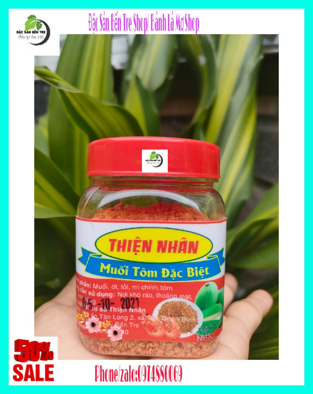 (Freeship) hủ 200gr Muối tôm loại ngon