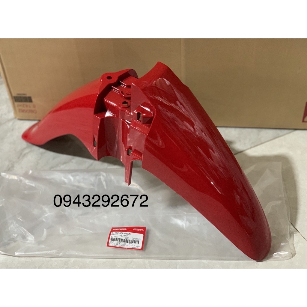 Dè (Chắn Bùn Trước) Wave Nhỏ, ZX (2004, 2005) Đỏ Cờ Honda ( 61100KFL850ZL )