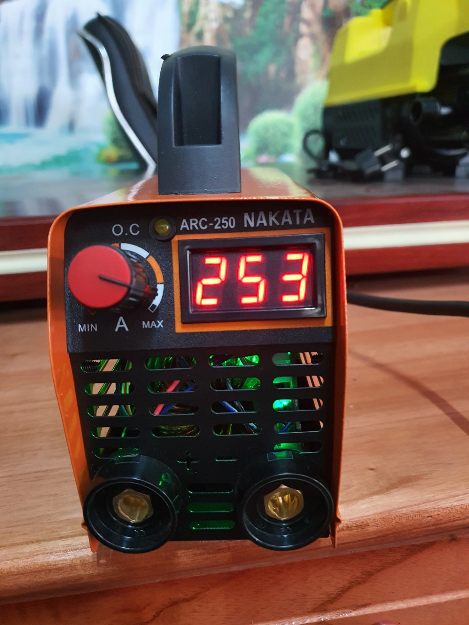 Máy hàn điện tử, hàn que mini TANAKA, dùng được que 1.6-3.2