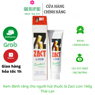 Kem đánh răng cho người hút thuốc lá Zact Lion 160g Thái Lan thumbnail